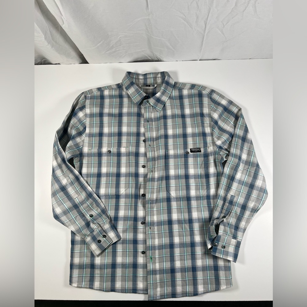 Rep Your Water Men’s plaid shirt Size S